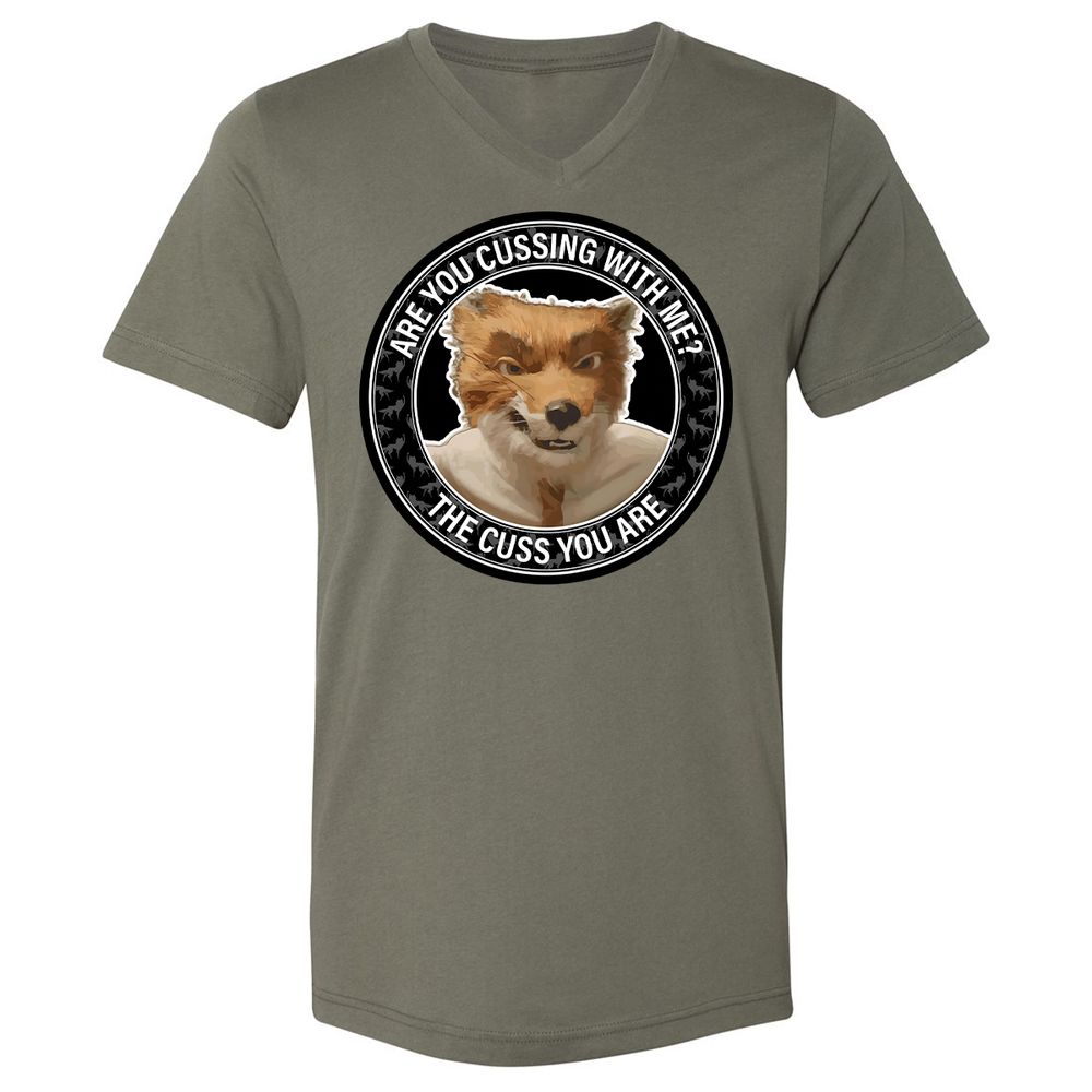 Unisex V-Neck T-Shirt - VPGRCLJQ - Military Green - 10