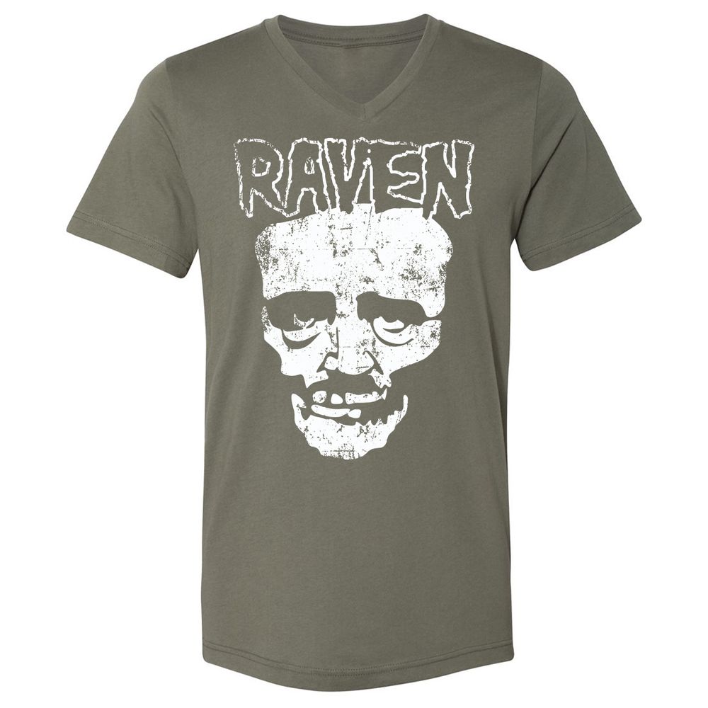 Unisex V-Neck T-Shirt - VULVSWAK - Military Green - 10