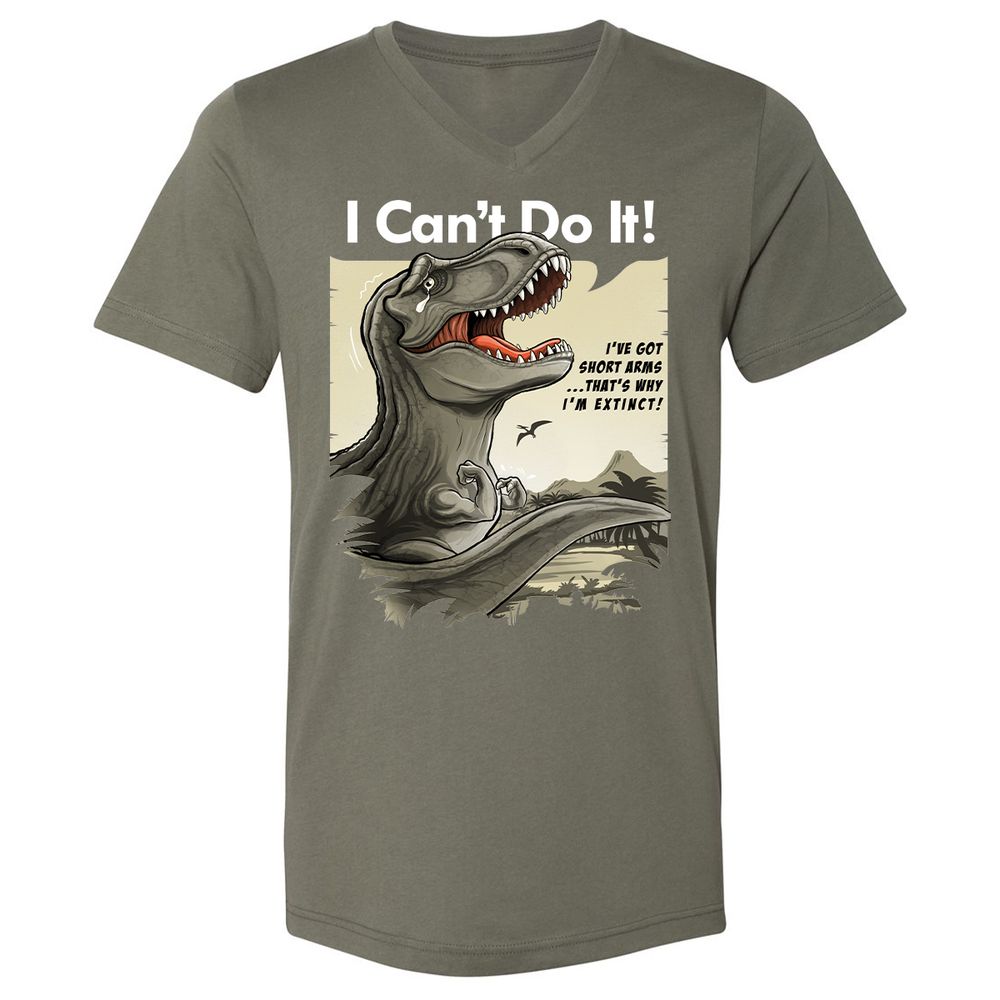 Unisex V-Neck T-Shirt - 2GM9G4FB - Military Green - 10