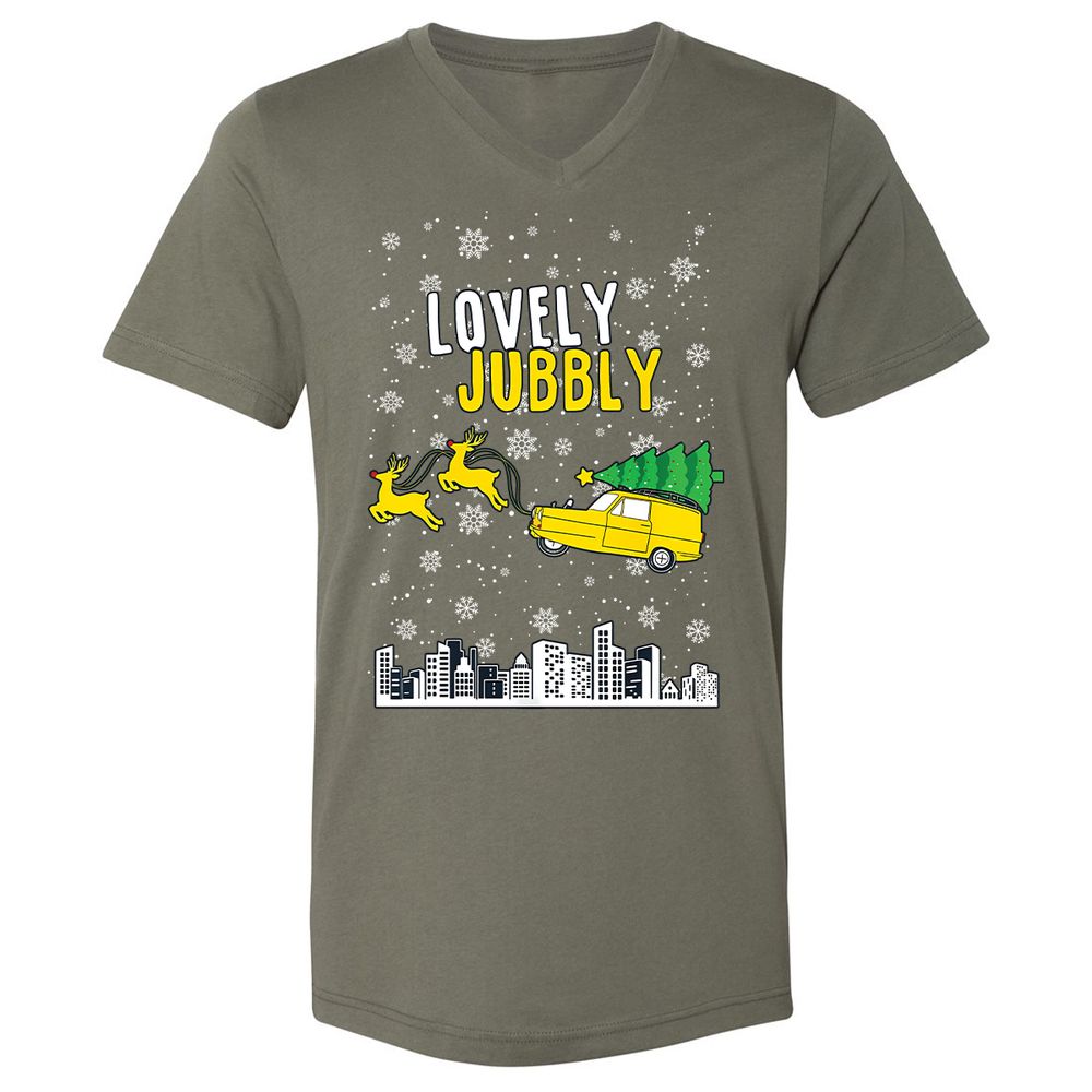 Unisex V-Neck T-Shirt - KV2KPCXC - Military Green - 10