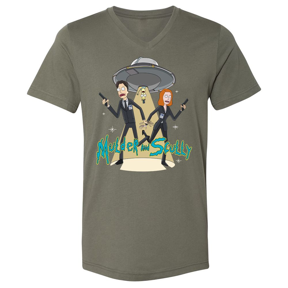 Unisex V-Neck T-Shirt - UBGAG5X2 - Military Green - 10