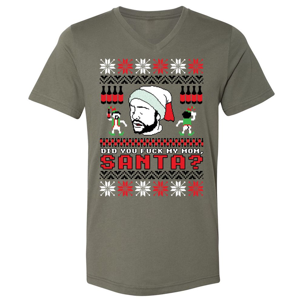 Unisex V-Neck T-Shirt - R85VS188 - Military Green - 10