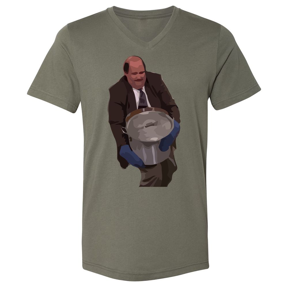 Unisex V-Neck T-Shirt - DMTYG66T - Military Green - 10