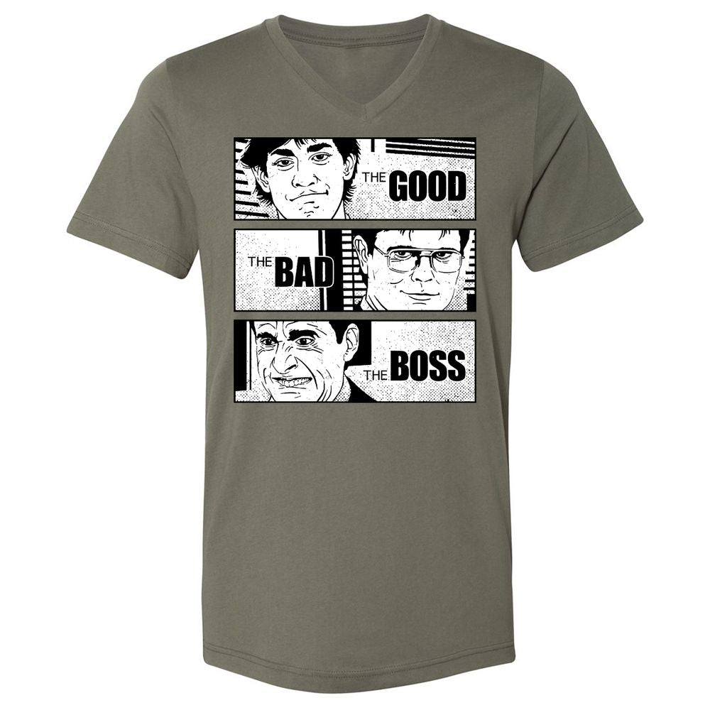 Unisex V-Neck T-Shirt - N32P66WQ - Military Green - 10