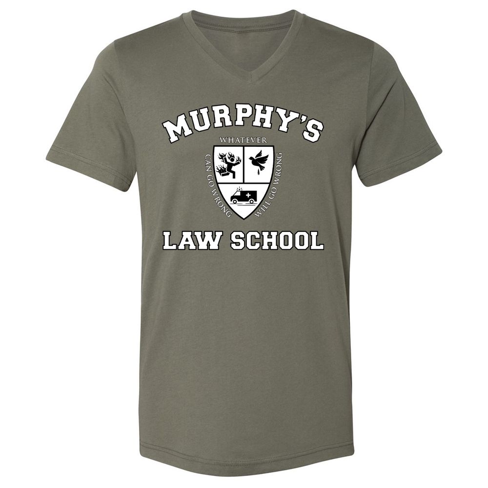 Unisex V-Neck T-Shirt - ATPMM9DS - Military Green - 10