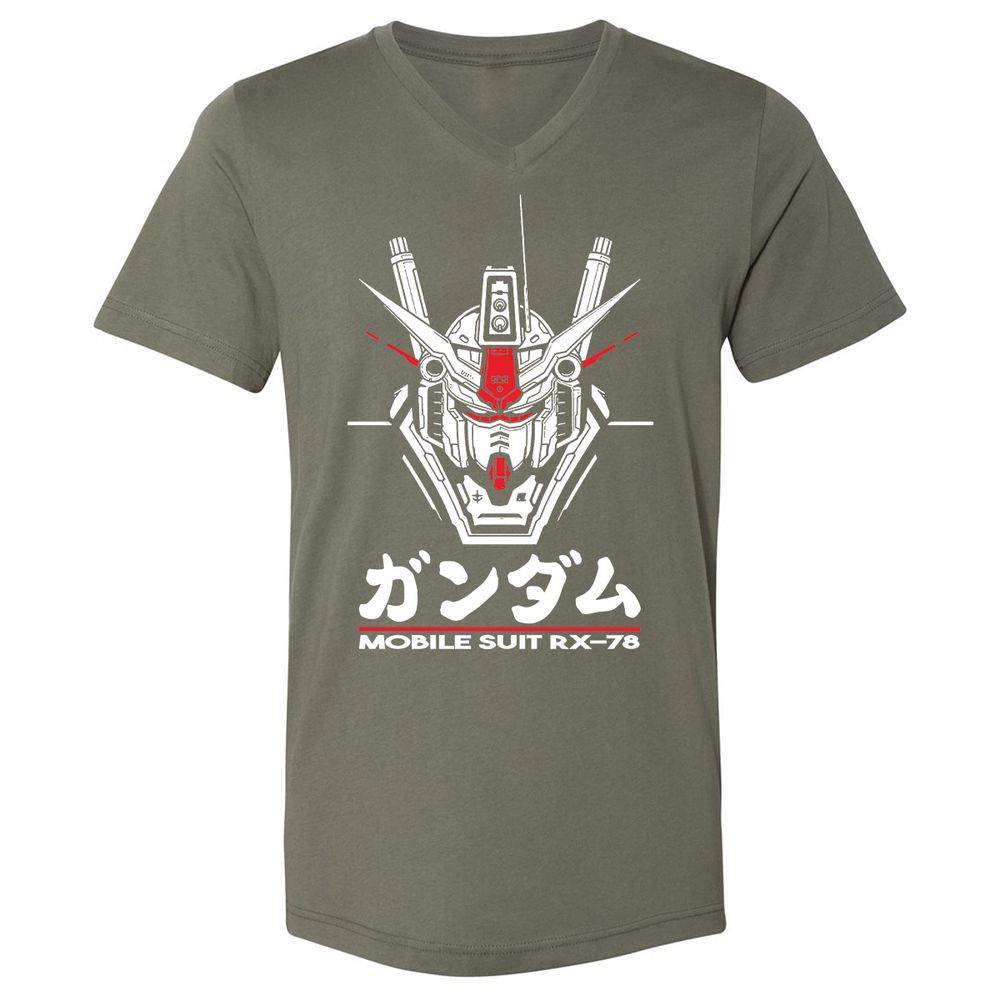Unisex V-Neck T-Shirt - 4EFY2R3P - Military Green - 10