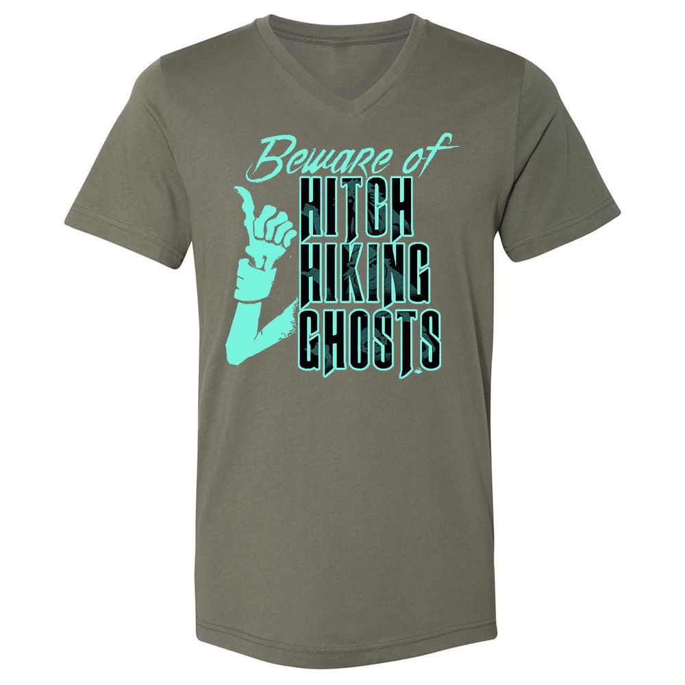 Unisex V-Neck T-Shirt - PAMSS76U - Military Green - 10