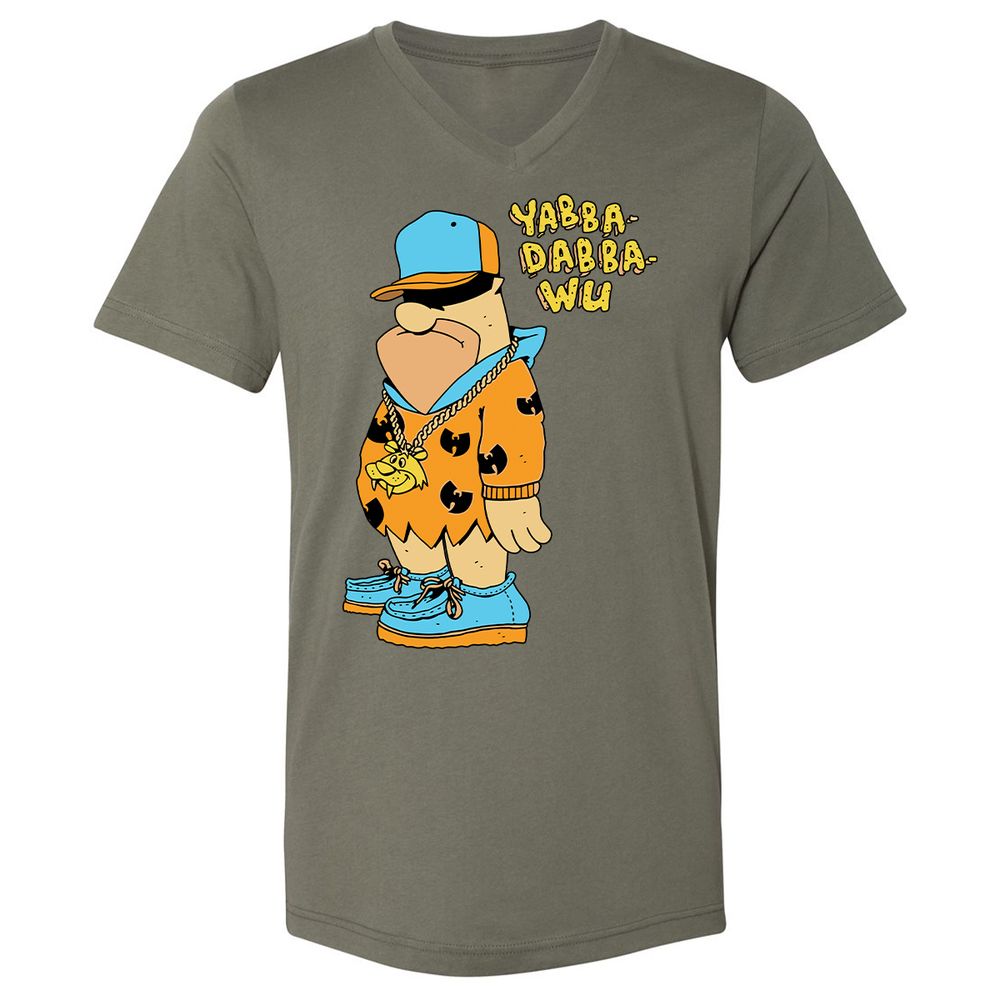 Unisex V-Neck T-Shirt - NDN6N58F - Military Green - 10