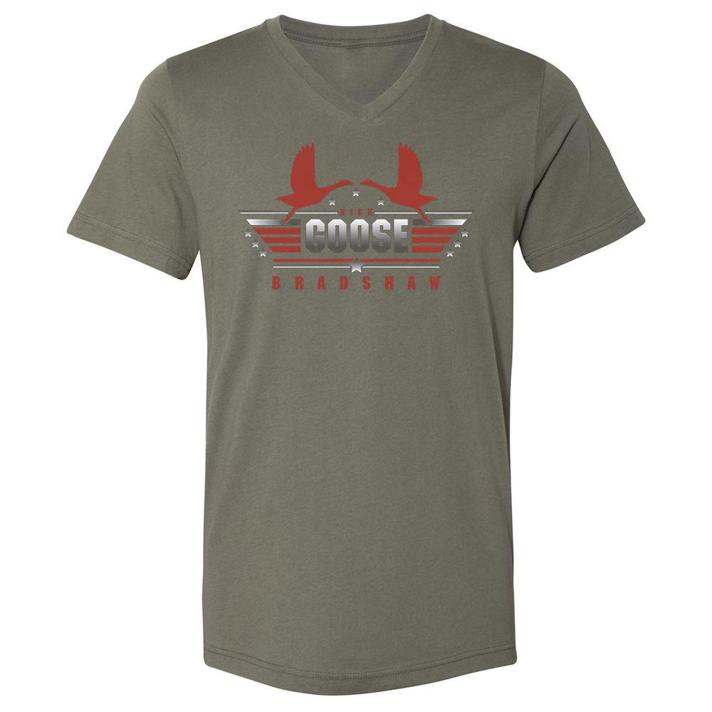 Unisex V-Neck T-Shirt - P6P64REX - Military Green - 10