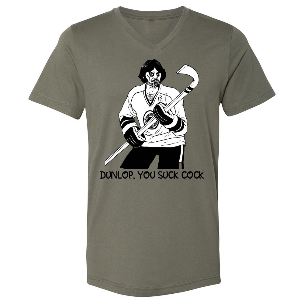 Unisex V-Neck T-Shirt - 9N6CDA4T - Military Green - 10