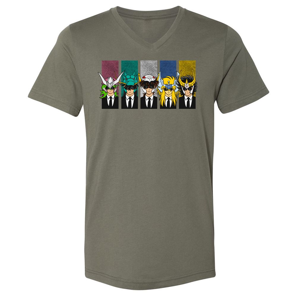 Unisex V-Neck T-Shirt - UG8762HX - Military Green - 10