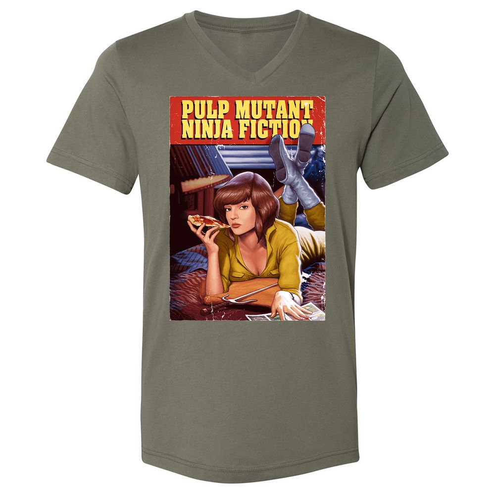 Unisex V-Neck T-Shirt - T3YBCC1N - Military Green - 10