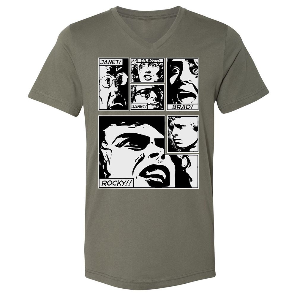 Unisex V-Neck T-Shirt - SRY4GM6B - Military Green - 10