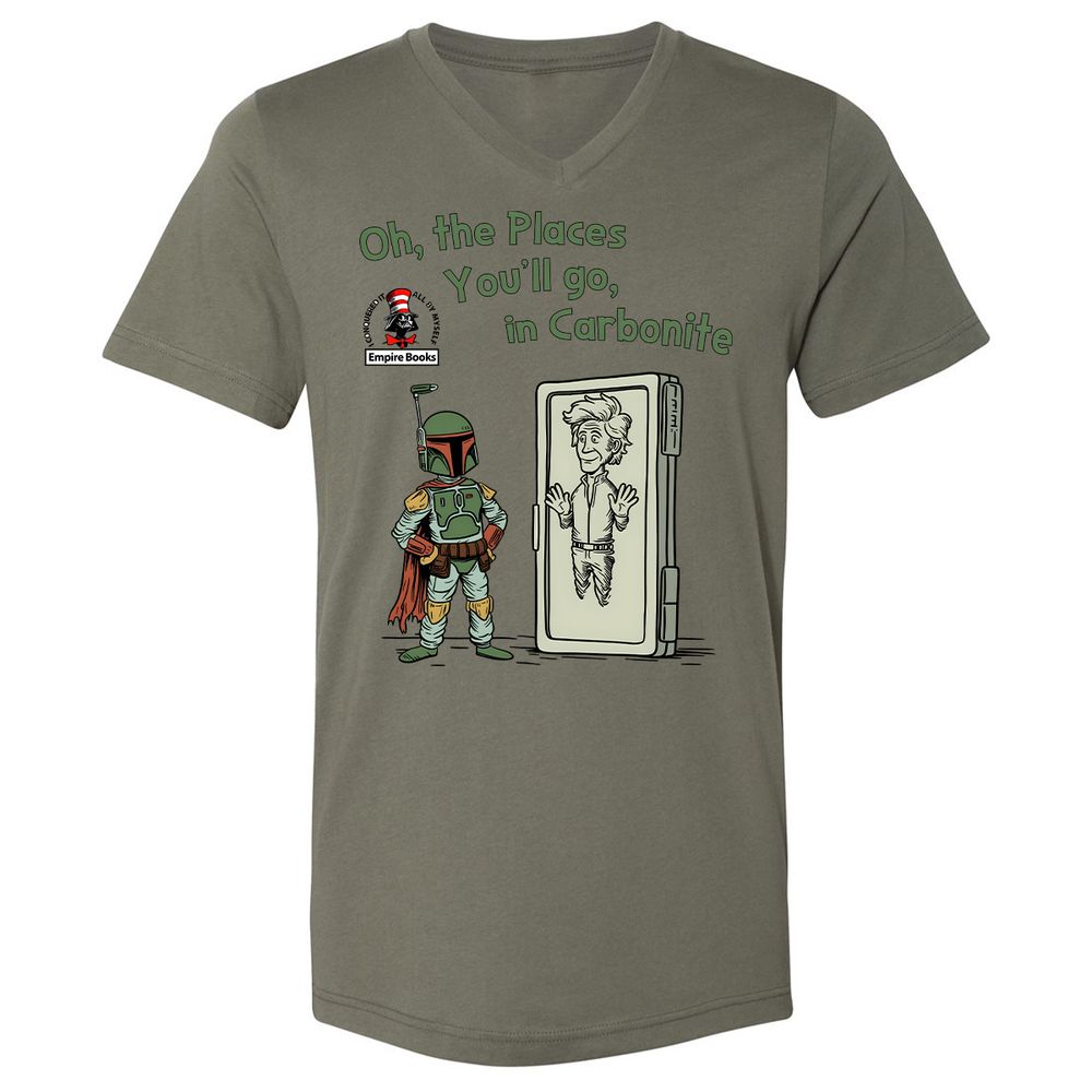 Unisex V-Neck T-Shirt - 1AVBPXN4 - Military Green - 10