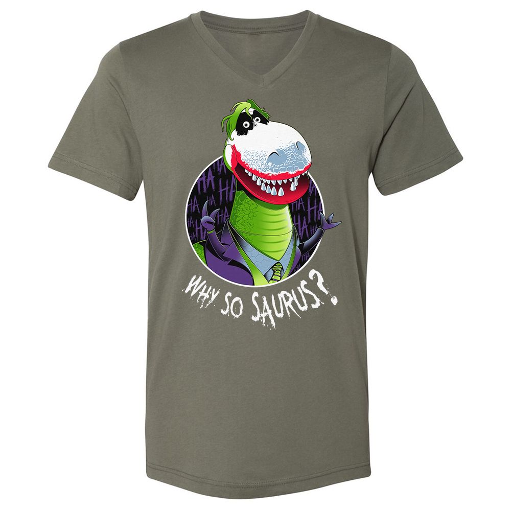 Unisex V-Neck T-Shirt - K9W2TSJ5 - Military Green - 10