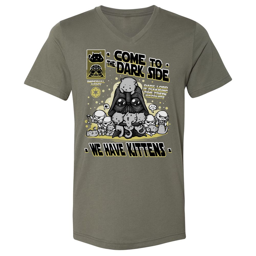 Unisex V-Neck T-Shirt - 8MREJQKL - Military Green - 10