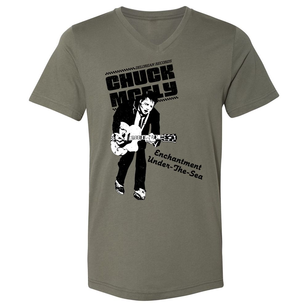 Unisex V-Neck T-Shirt - G94SNAYC - Military Green - 10