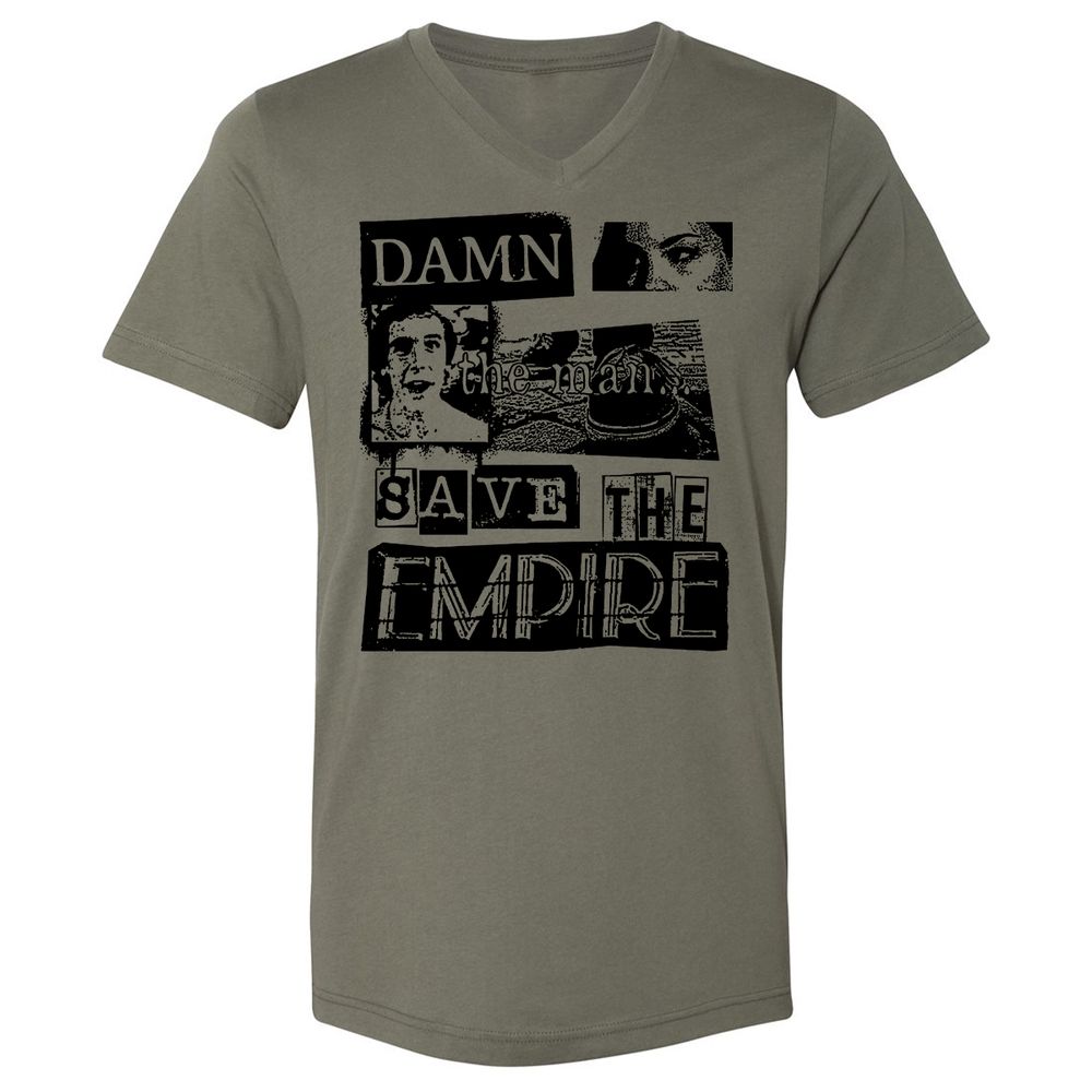 Unisex V-Neck T-Shirt - 85T26U5W - Military Green - 10