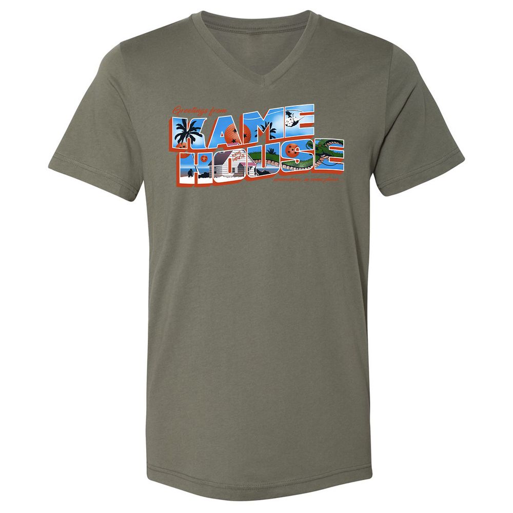 Unisex V-Neck T-Shirt - SU17MH6C - Military Green - 10