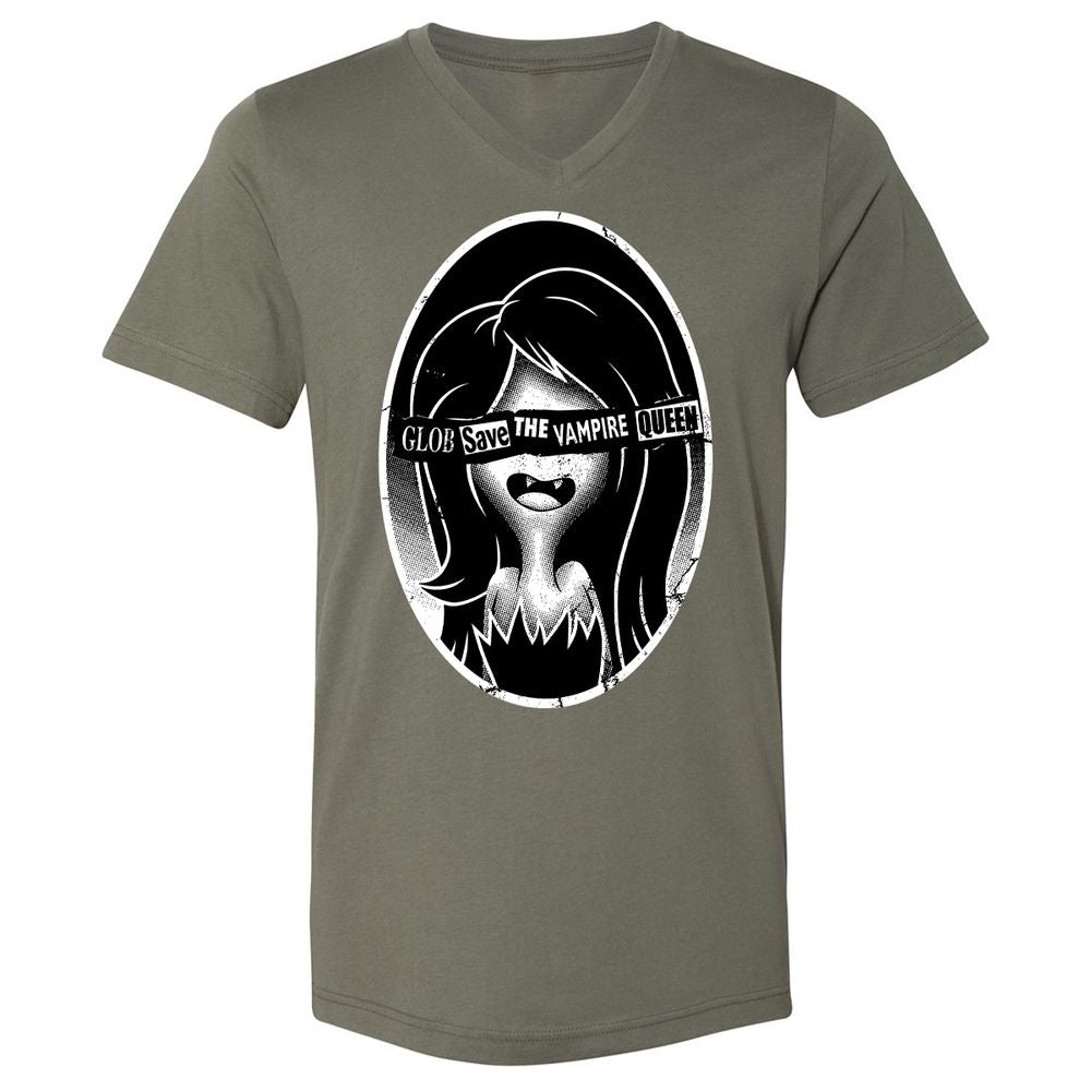 Unisex V-Neck T-Shirt - XGQY5MLQ - Military Green - 10