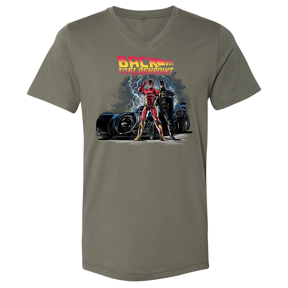 Unisex V-Neck T-Shirt - DBDGQ39V - Military Green - 10