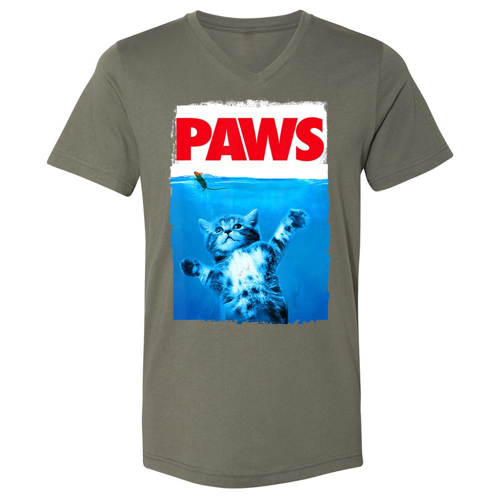 Unisex V-Neck T-Shirt - WRN42W1T - Military Green - 10