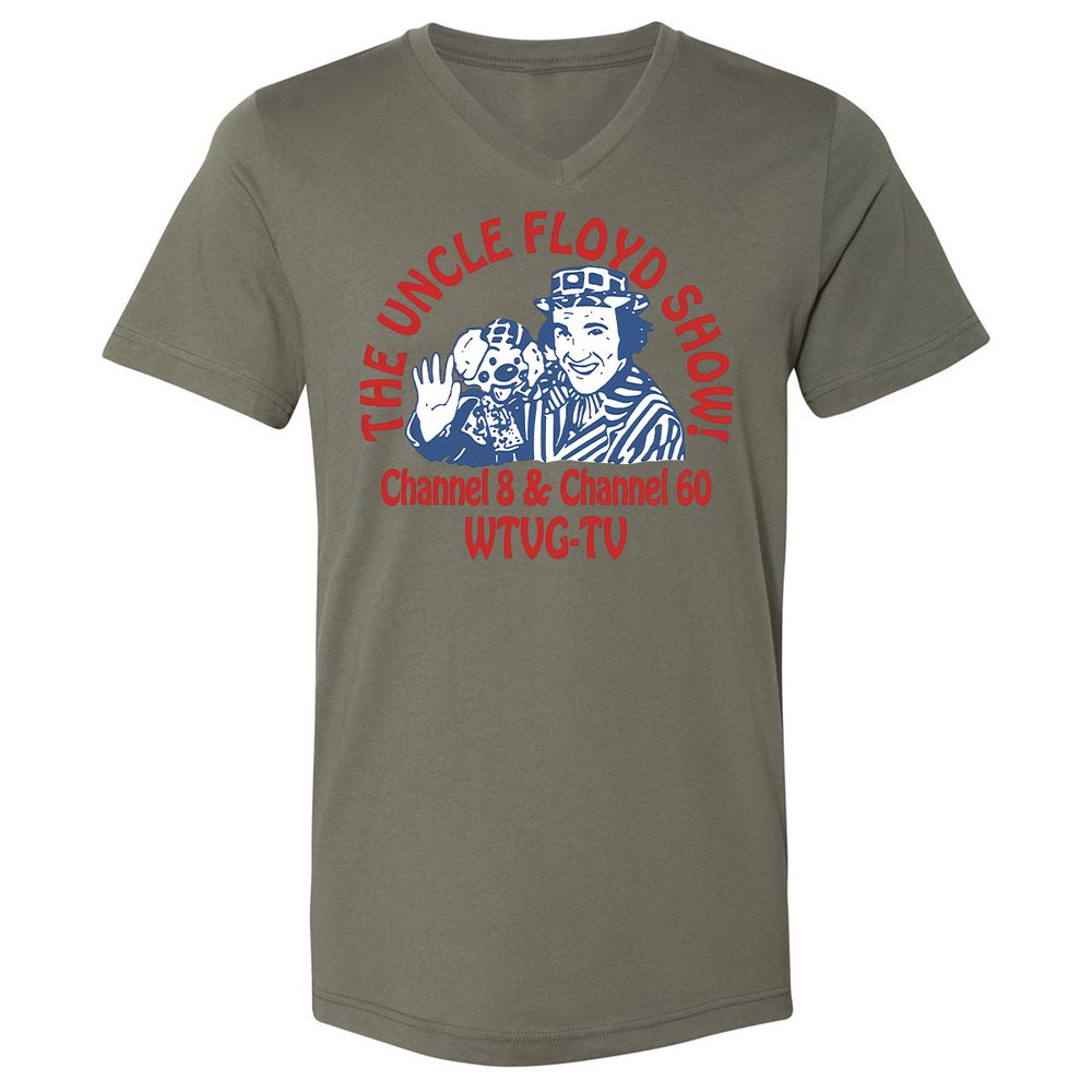 Unisex V-Neck T-Shirt - MMDVD4JZ - Military Green - 10