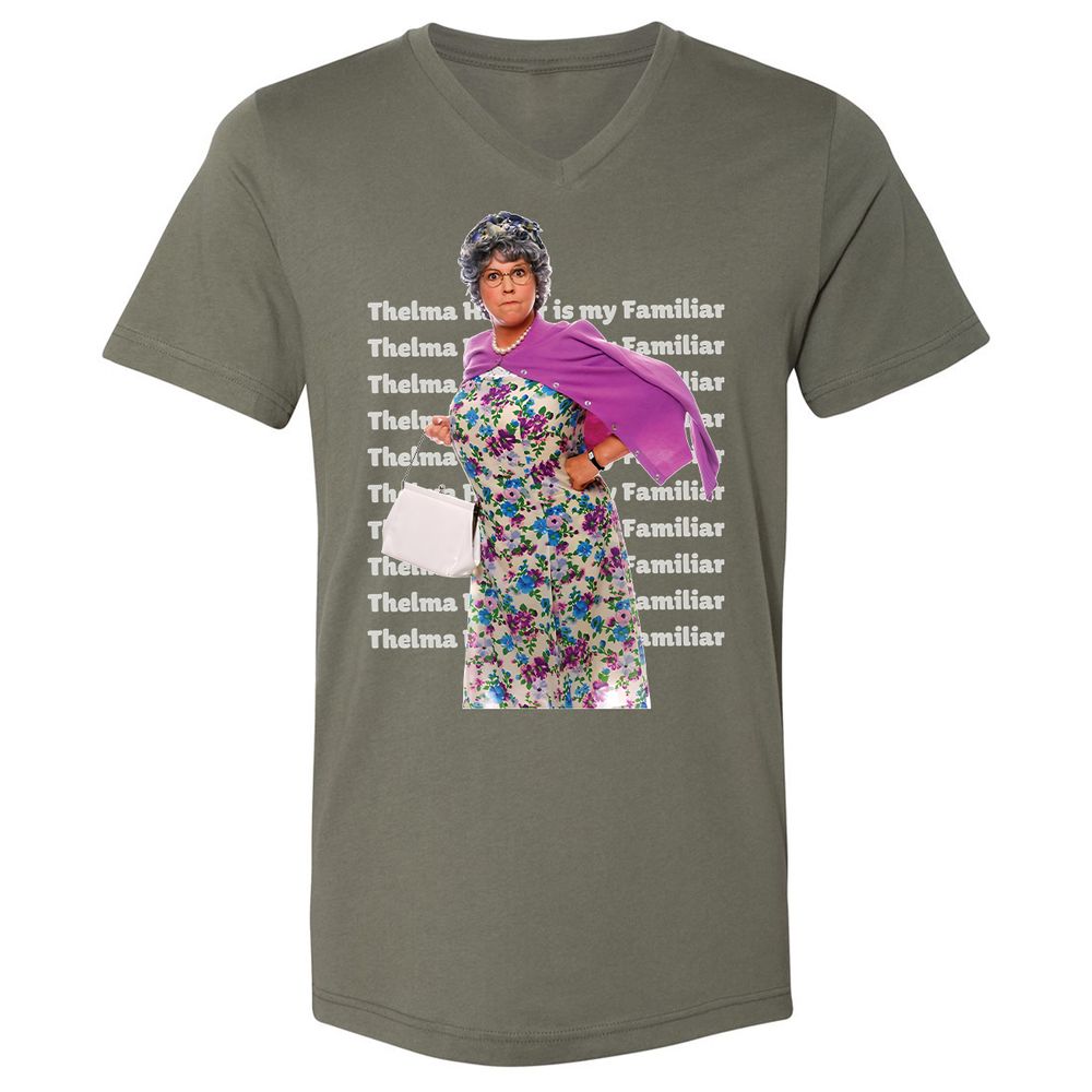 Unisex V-Neck T-Shirt - X4VU5J3U - Military Green - 10