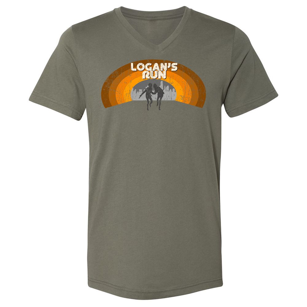 Unisex V-Neck T-Shirt - MQ82TNHB - Military Green - 10