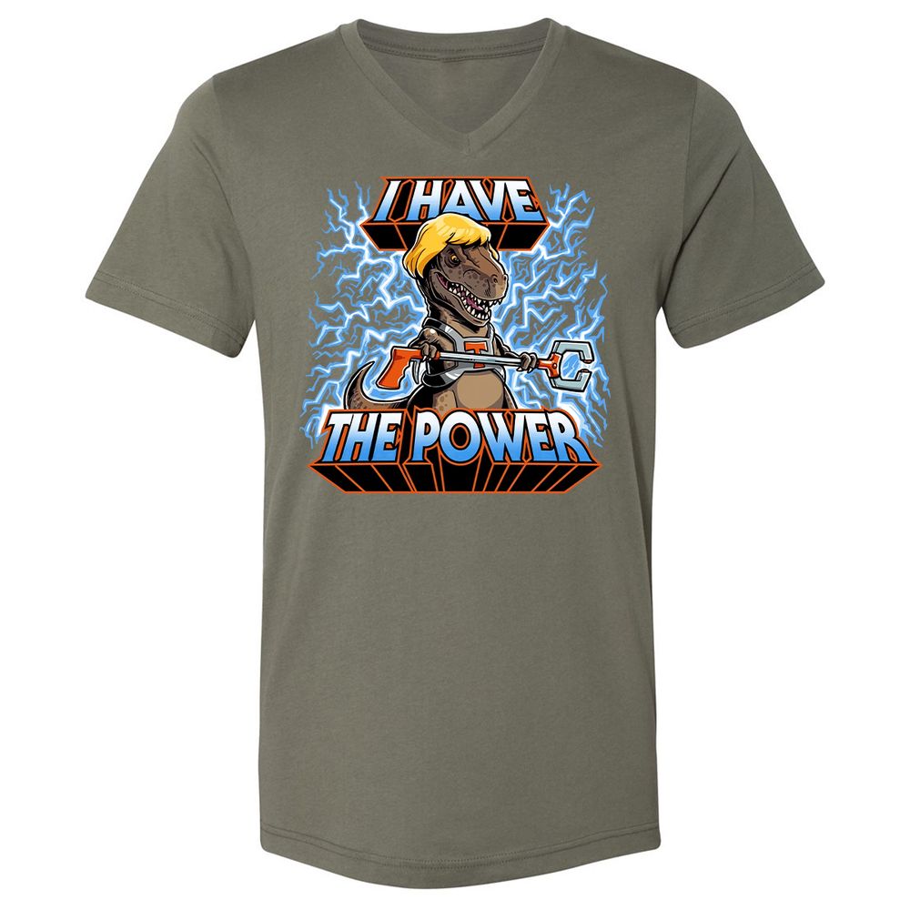 Unisex V-Neck T-Shirt - HC1NJ1Z1 - Military Green - 10