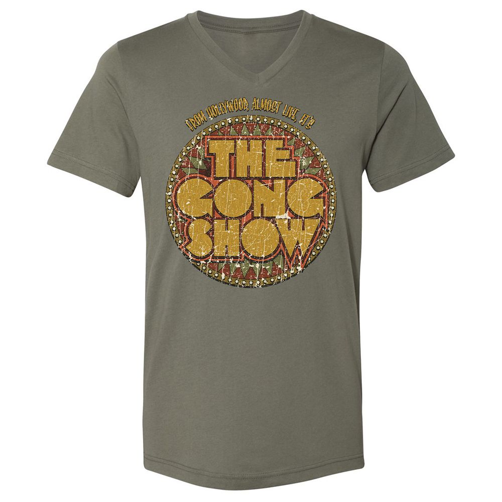 Unisex V-Neck T-Shirt - YTR2B93E - Military Green - 10