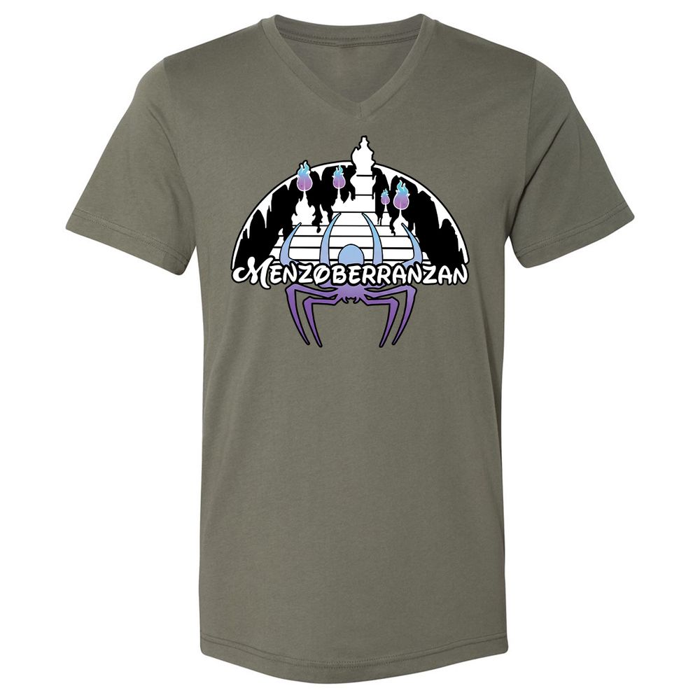 Unisex V-Neck T-Shirt - 61RZZJWE - Military Green - 10