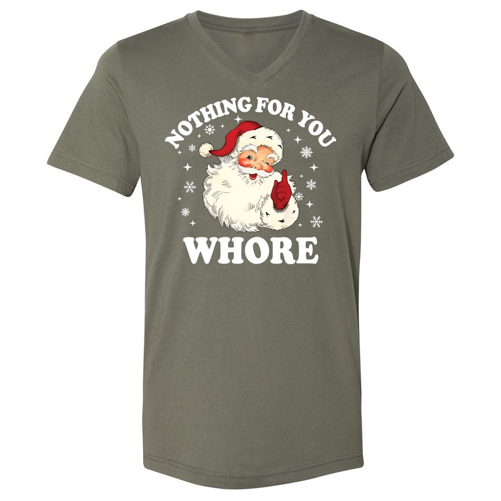 Nothing For You Whore Santa - Military Green - 10