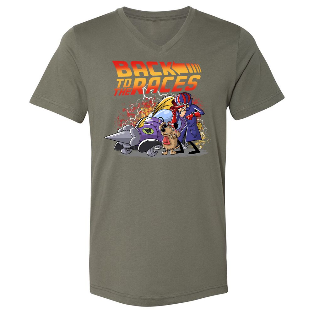 Unisex V-Neck T-Shirt - Q2SQ72VC - Military Green - 10