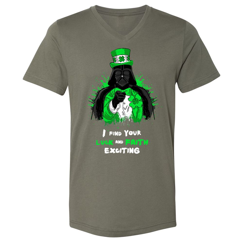 Unisex V-Neck T-Shirt - AVUAW3U3 - Military Green - 10