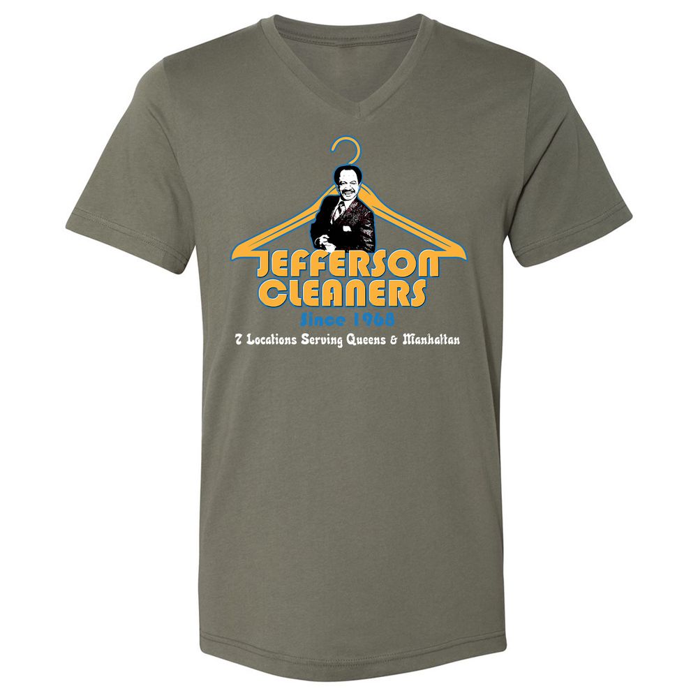 Unisex V-Neck T-Shirt - 49159RS6 - Military Green - 10