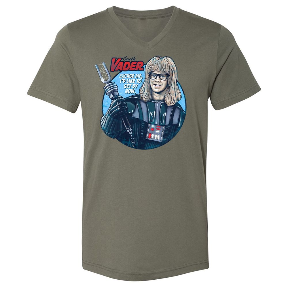 Unisex V-Neck T-Shirt - BNRZ8ML8 - Military Green - 10