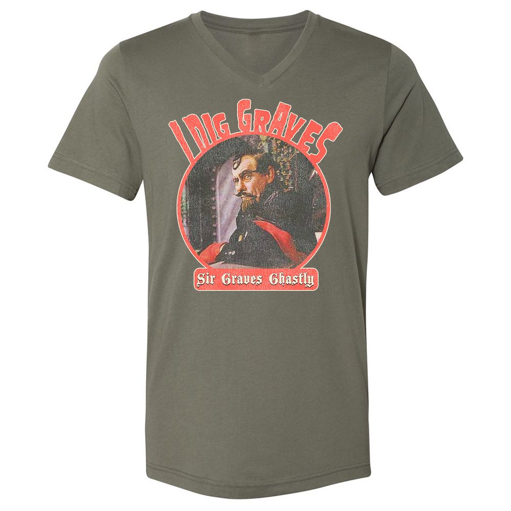 Unisex V-Neck T-Shirt - EBP7BS3U - Military Green - 10