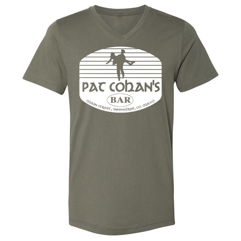 Unisex V-Neck T-Shirt - VPGAAQRZ - Military Green - 10