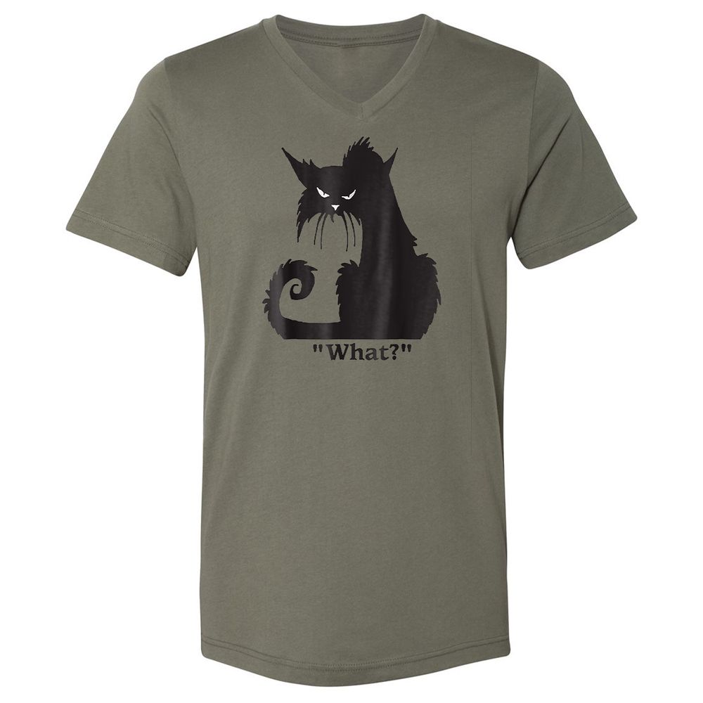 Unisex V-Neck T-Shirt - KK4B7PCS - Military Green - 10