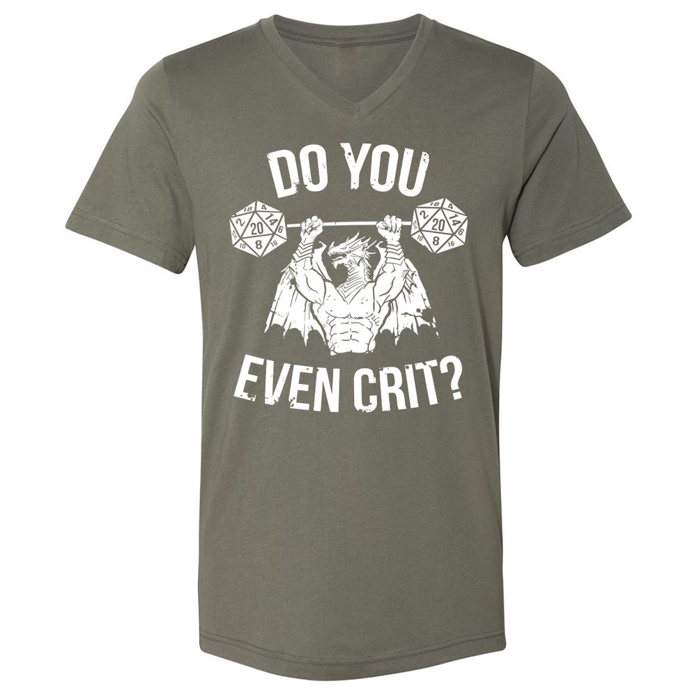 Unisex V-Neck T-Shirt - 3RCFPYMF - Military Green - 10