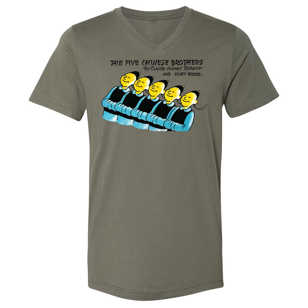 Unisex V-Neck T-Shirt - AMZ1GJRB - Military Green - 10