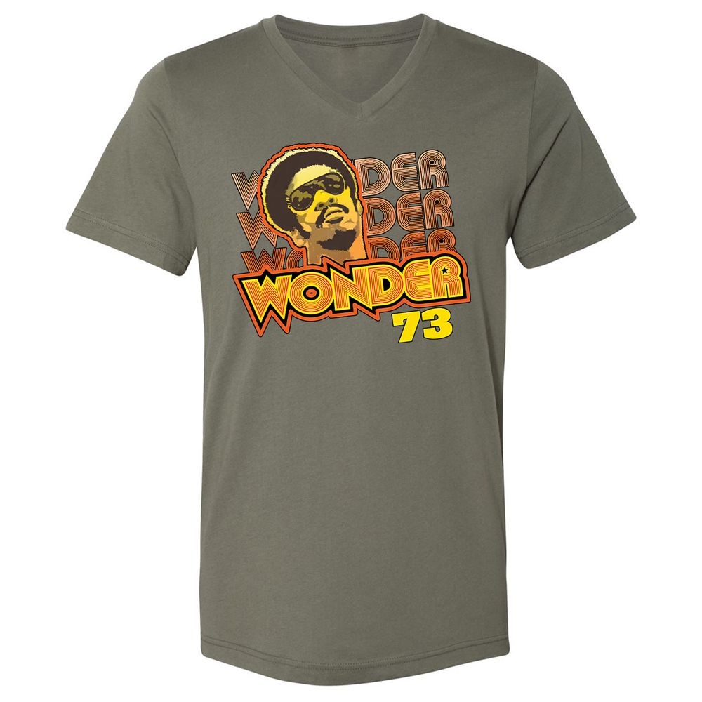 Unisex V-Neck T-Shirt - 9AJ3TCNM - Military Green - 10