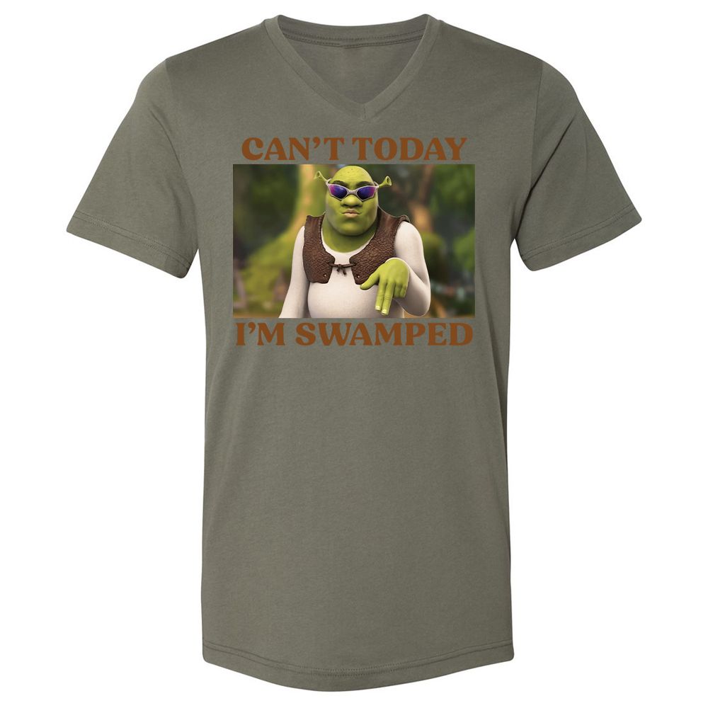 Unisex V-Neck T-Shirt - KBF4FJGF - Military Green - 10