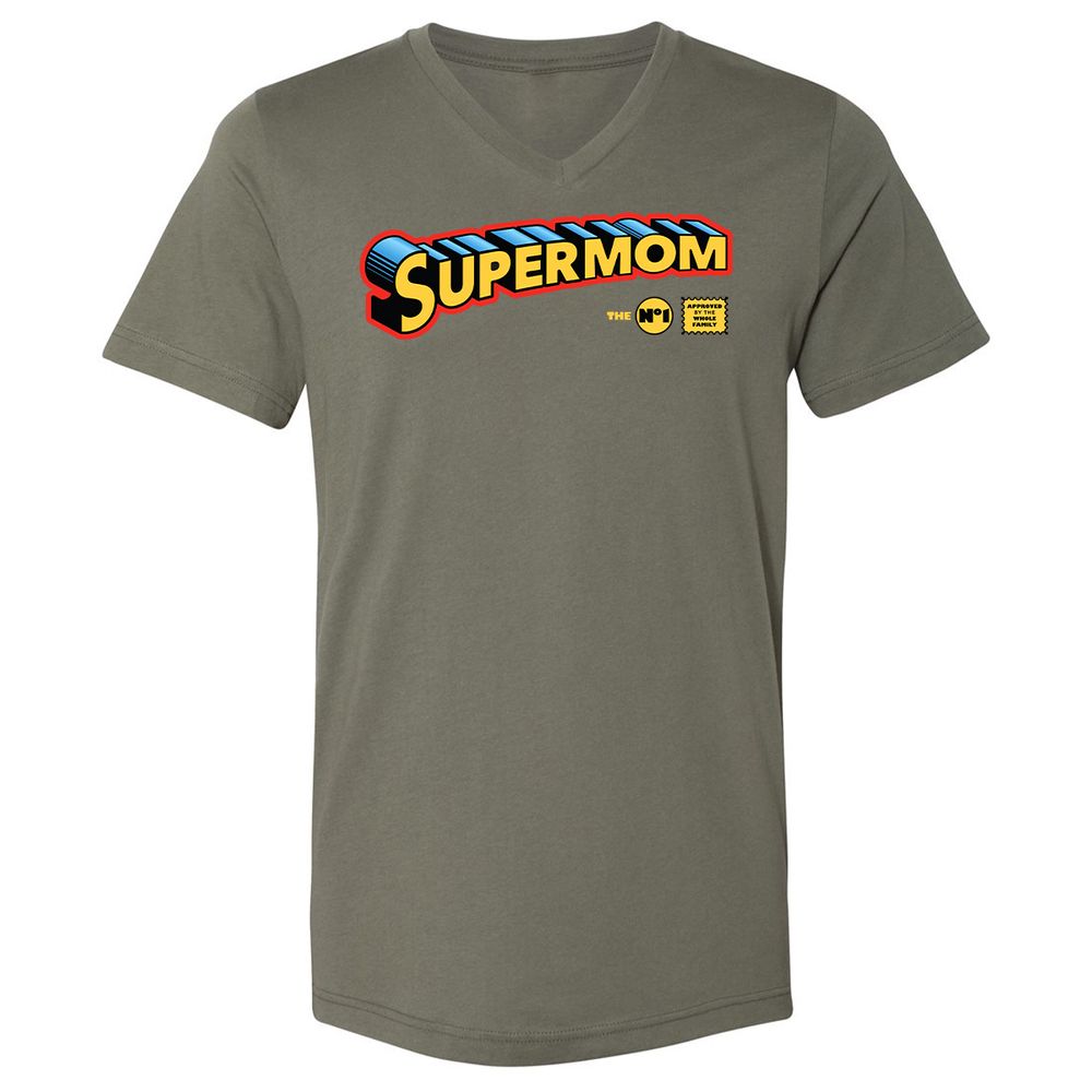 Unisex V-Neck T-Shirt - 2DL8WVKM - Military Green - 10