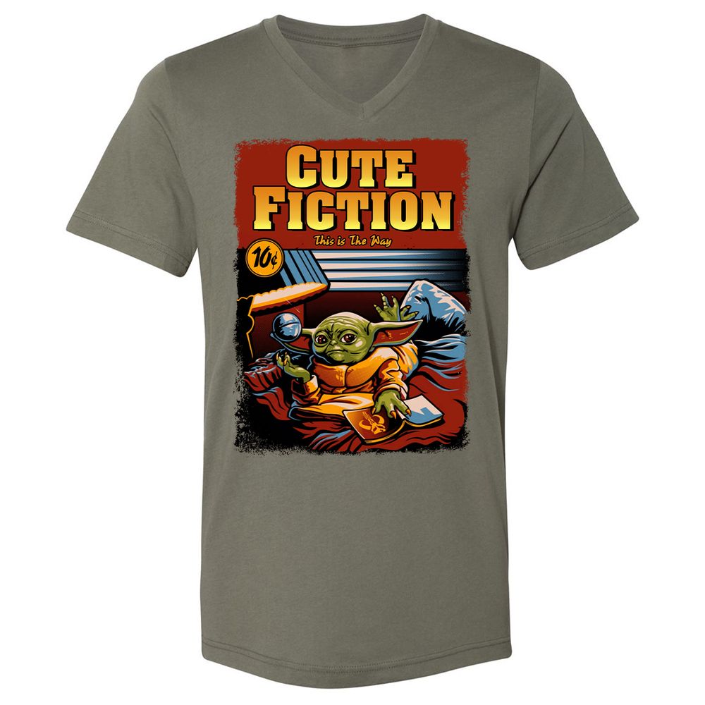 Unisex V-Neck T-Shirt - S9DZZQWZ - Military Green - 10