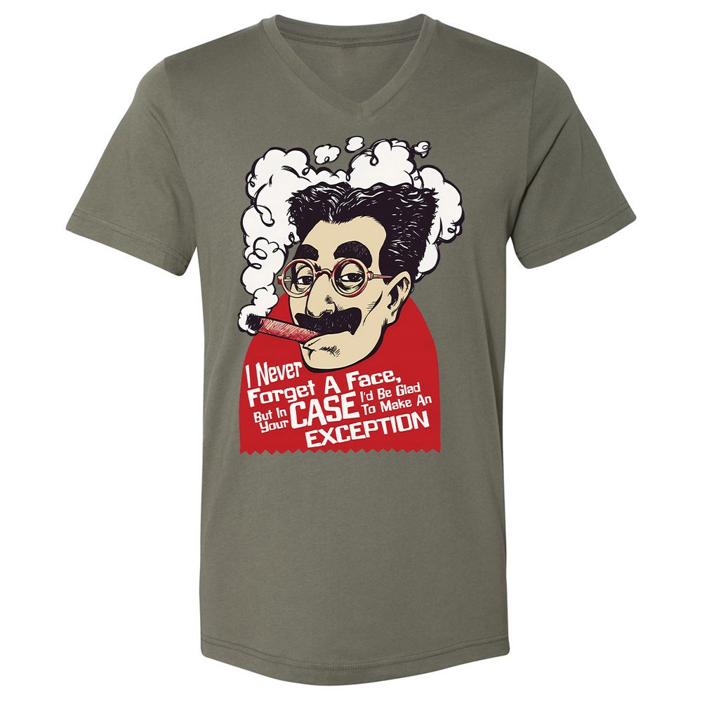 Unisex V-Neck T-Shirt - A34NAK4N - Military Green - 10