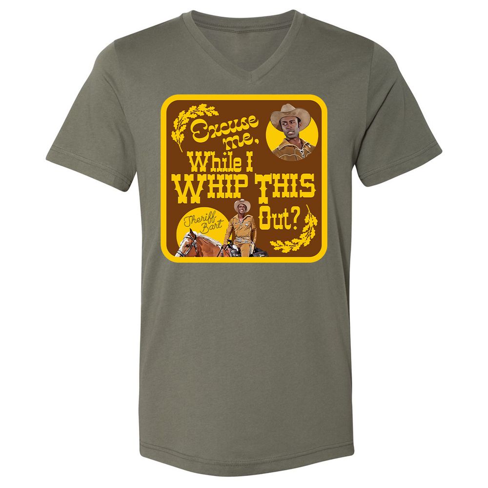 Unisex V-Neck T-Shirt - 3T2ERNYE - Military Green - 10