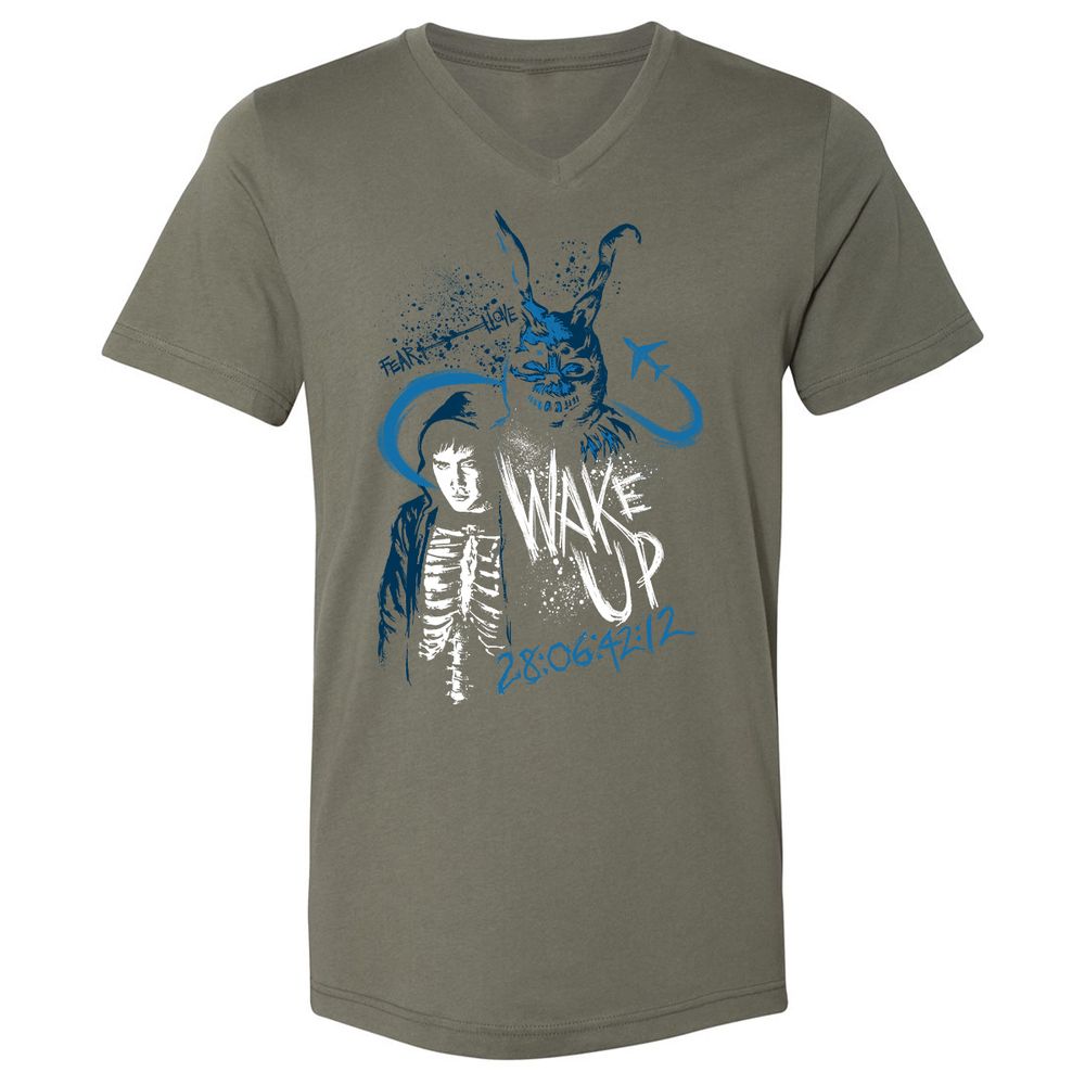 Unisex V-Neck T-Shirt - SB3LH27K - Military Green - 10
