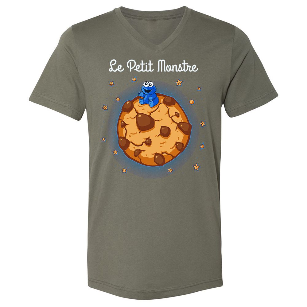 Unisex V-Neck T-Shirt - EZ3VNJAF - Military Green - 10